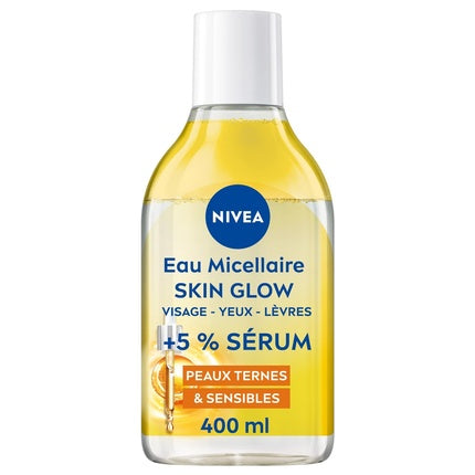 Nivea Micellar Water Skin Glow Facial Cleanser & Makeup Remover, 400ml