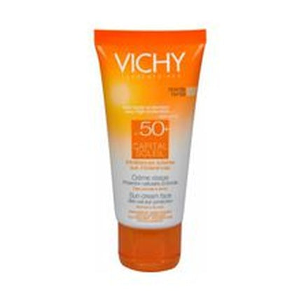 Vichy Capital Soleil Tinted Protective Face Cream SPF 50, 50ml Daily Sunscreen for Sensitive Skin
