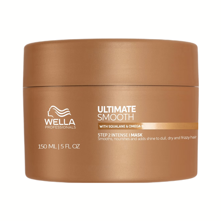Wella Professionals Ultimate Smooth Nourishing Hair Mask, 150ml | Deep Conditioning Hair Treatment for Dry & Frizzy Hair