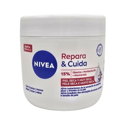 Nivea Repair & Care Body Lotion with 12% Glycerin & Vitamin E, 400ml for Very Dry Skin