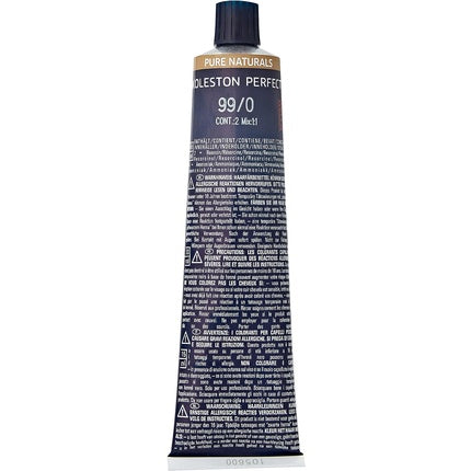 Wella Professionals Koleston Perfect Me+ Pure Naturals 99/0 Light Blonde Intense Permanent Hair Color Cream, 60ml