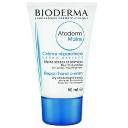 Bioderma Atoderm Mains Nourishing Hand Cream, 50ml Moisturising Hand Cream for Dry & Sensitive Hands