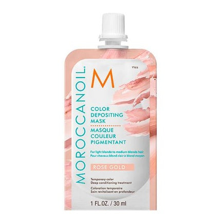 Moroccanoil Color Depositing Mask Rose Gold, 30ml Temporary Hair Colour Mask