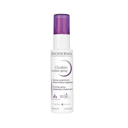Bioderma Cicabio Lotion Spray, 40ml | Regenerating & Soothing Spray for Irritated and Fragile Skin