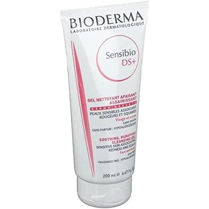 Bioderma Sensibio DS+ Soothing Purifying Cleansing Gel for Sensitive Skin, 200ml