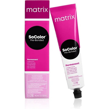 Matrix SoColor Pre-Bonded 8VM Light Blonde Violet Mocha Permanent Hair Color, 90ml Professional Hair Colour