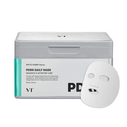 VT Cosmetics PDRN Daily Mask 30 Sheets (Vegan) e Skin Restoration & Radiance