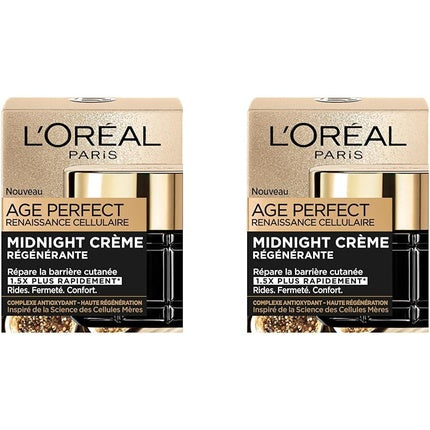 L'Oréal Paris Age Perfect Cell Renewal Midnight Cellular Rebirth Cream Overnight Face Moisturiser
