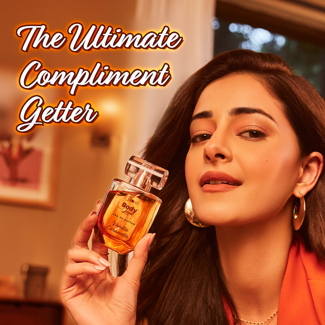 Plum Vanilla Caramello Eau De Parfum (Perfume) by Plum BodyLovin' | Long Lasting | Vanilla & Salted Caramel Fragrance | Supremely Luxurious, 50ml Buy at Indicrest Image 3