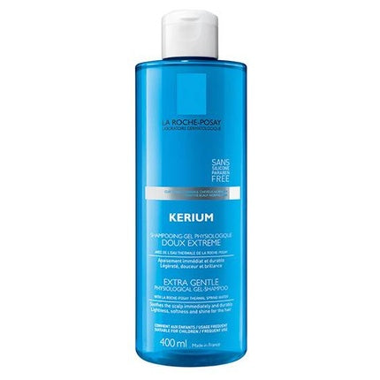 La Roche-Posay Kerium Extra Gentle Shampoo, 400ml Daily Gentle Hair & Scalp Cleanser
