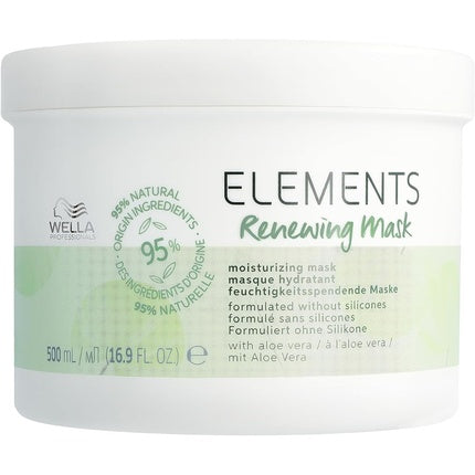 Wella Professionals Elements Renewing Mask with Aloe Strengthening Hair Mask, 150ml