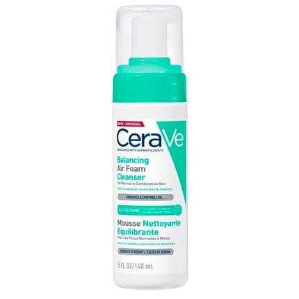 CeraVe Balancing Air Foam Cleanser, 150ml | Gentle Foaming Face Cleanser for Balanced Skin