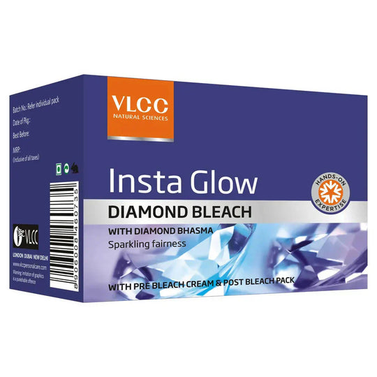 VLCC Insta Glow Diamond Bleach 220g - Indicrest Buy at Indicrest