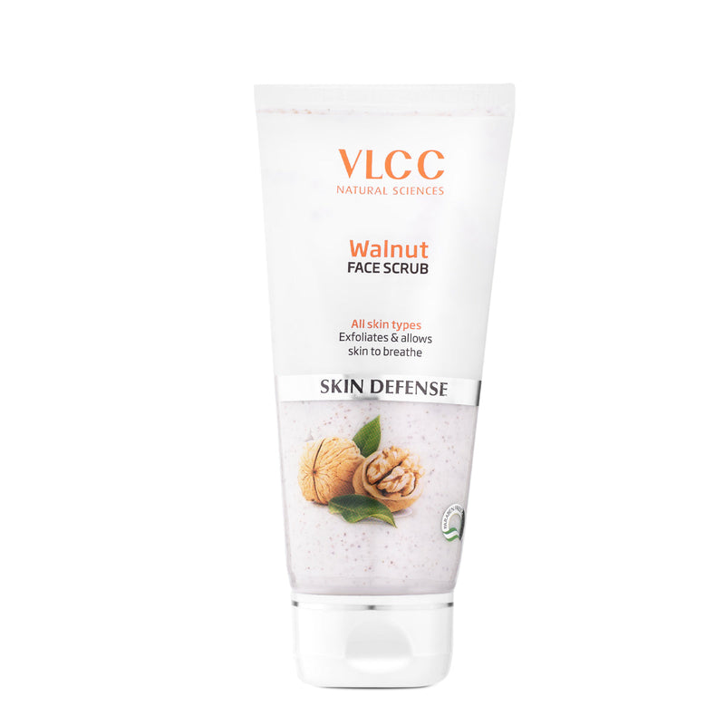 VLCC Walnut Face Scrub tube on a white background Buy at Indicrest