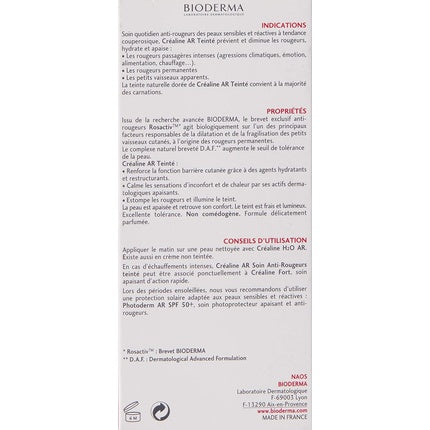 Bioderma Sensibio AR BB Cream Doré SPF30, 40ml – Tinted Soothing BB Cream for Sensitive Skin