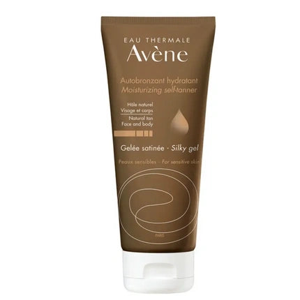 Avène Moisturising Self Tanning Gel Hydrating Natural Glow Tan for Face & Body, 100ml