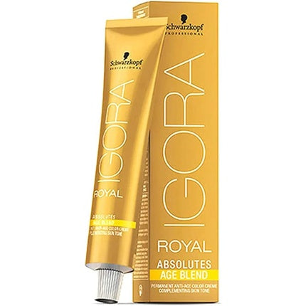 Schwarzkopf Professional Igora Royal Absolutes 7-450 Medium Blonde Beige Gold Natural Permanent Hair Color Creme, 60ml