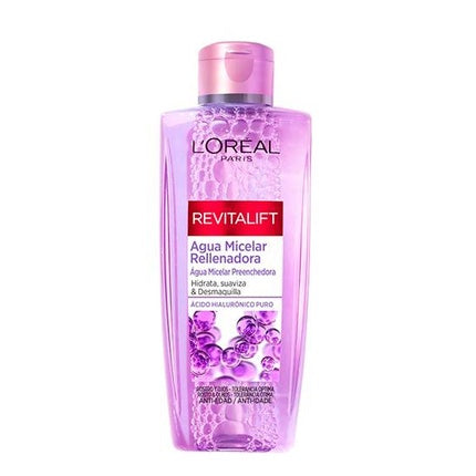 L'Oréal Paris Revitalift Filler Micellar Water, 200ml | Hydrating Micellar Cleanser & Makeup Remover