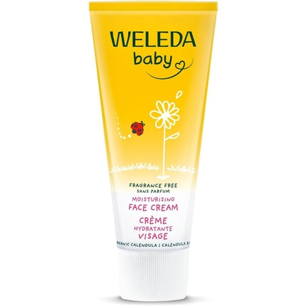 Weleda Organic Calendula Face Moisturizer Fragrance-Free, 50ml for Baby & Sensitive Skin