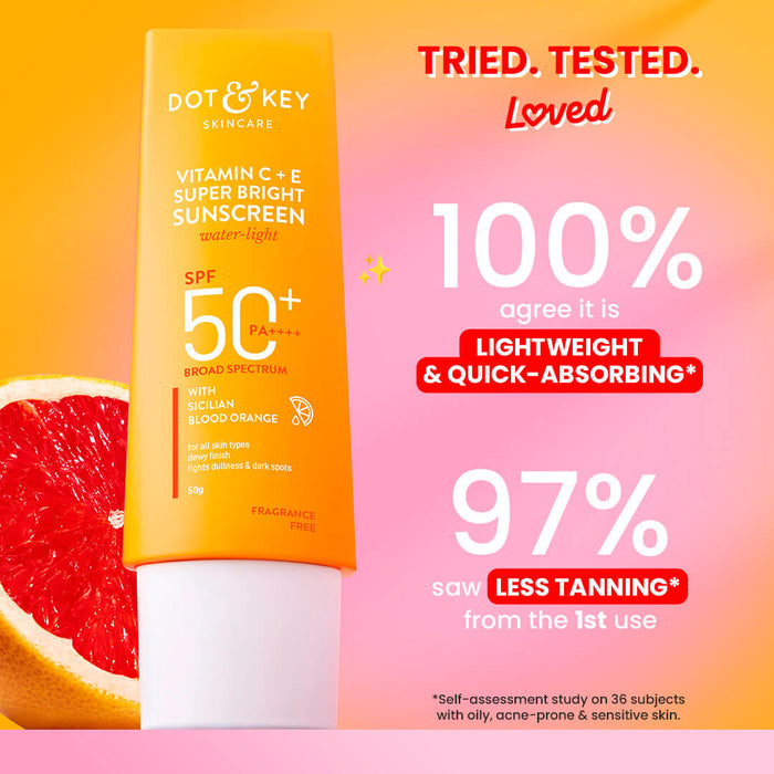 Dot & Key Vitamin C+E Sunscreen SPF50+, 80g - Indicrest Buy at Indicrest Image 7