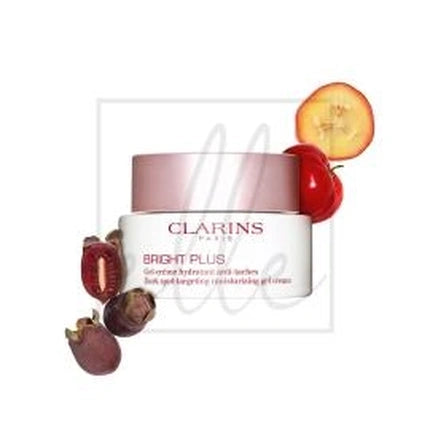Clarins Bright Plus Dark Spot-Targeting Moisturizing Gel Cream, 50ml – Lightweight Hydrating Face Moisturizer for Brighter, Even-Looking Skin
