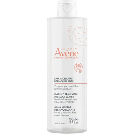 Avène Makeup Removing Micellar Water for Normal & Sensitive Skin, 400ml – Gentle Micellar Cleanser & Makeup Remover