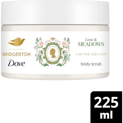 Dove Limited Edition Bridgerton Love & Meadows Exfoliating Body Scrub Bergamot & Wildflowers, 225ml