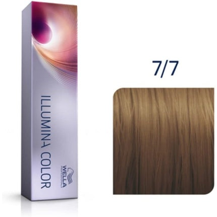Wella Professionals Illumina Color 7/7 Medium Brown Blonde Permanent Hair Color, 60ml