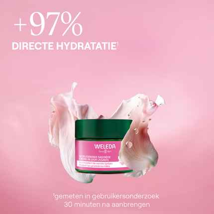 Weleda Wild Rose & White Tea Vitalizing Day Cream - Daily Hydrating Face Cream for Radiant Looking Skin