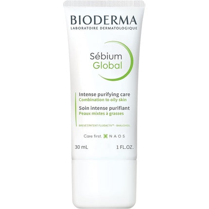Bioderma Sébium Global Intense Purifying Care Face Serum, 30ml – Purifying Moisturiser for Blemish-Prone & Oily Skin