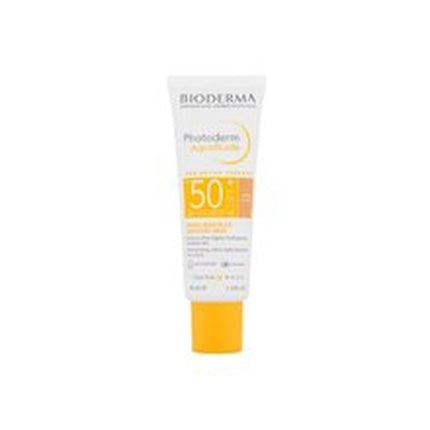 Bioderma Photoderm Aquafluide Tinted SPF 50+ Golden, 40ml | Lightweight Tinted Face Sunscreen