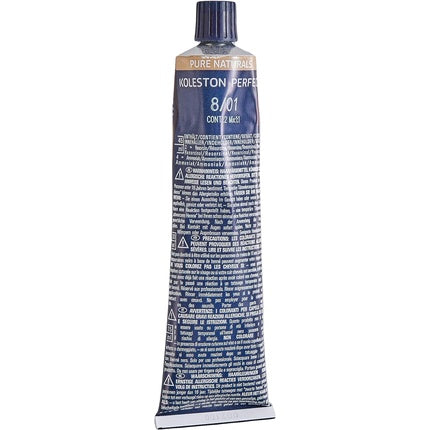 Wella Professionals Koleston Perfect Me+ Pure Naturals 8/01 Light Blonde Natural Ash Hair Colour, 60ml