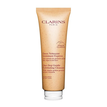Clarins One-Step Gentle Exfoliating Cleanser with Orange Extract, 125ml | Radiance-Boosting Facial Cleanser