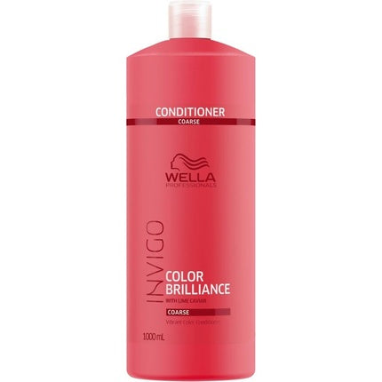 Wella Professionals Invigo Color Brilliance Shampoo for Coarse Colour-Treated Hair, 1000ml Professional Hair Care