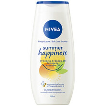 Nivea Summer Happiness Orange Shower Gel, 250ml | Refreshing Citrus Body Wash