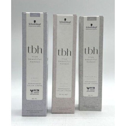 Schwarzkopf Professional tbh Cool Permanent Color Creme, 60ml Various Shades