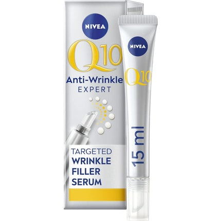Nivea Q10 Anti-Wrinkle Power Expert Wrinkle Filler Serum, 15ml Hydrating Anti-Ageing Face Serum with Coenzyme Q10
