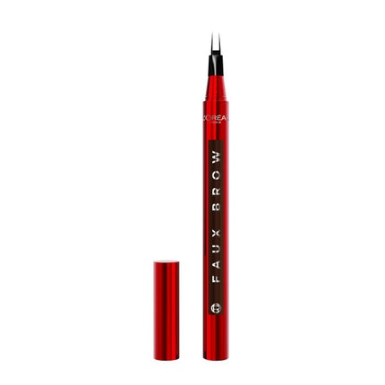 L'Oréal Paris Infallible Faux Brow Marker Dark Brunette, 1ml – Long-Wear Micro-Fork Eyebrow Pen