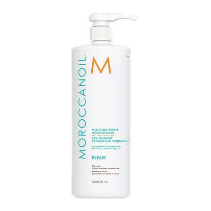 Moroccanoil Moisture Repair Conditioner, 1000ml | Nourishing Conditioner for Weak, Damaged & Color-Treated Hair