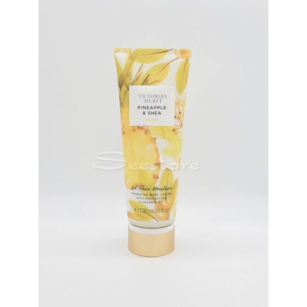 Victoria's Secret Pineapple & Shea Moisturizing Body Lotion, 236ml (8 fl oz) – Hydrating Body Lotion with Tropical Pineapple Fragrance
