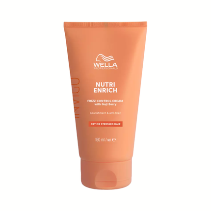 Wella Professionals Invigo Nutri-Enrich Frizz Control Cream, 150ml | Smoothing Leave-In Hair Cream for Dry & Frizzy Hair