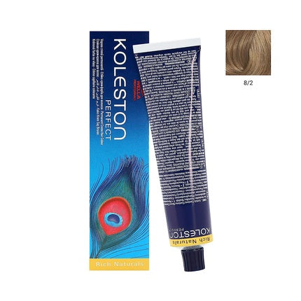 Wella Koleston Perfect Hair Colour 8/2 Light Cool Ash Blonde, 60ml Permanent Creme Hair Color