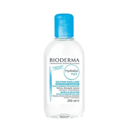 Bioderma Hydrabio H2O Cleansing Micellar Water, 250ml – Hydrating Micellar Makeup Remover for Dehydrated Sensitive Skin