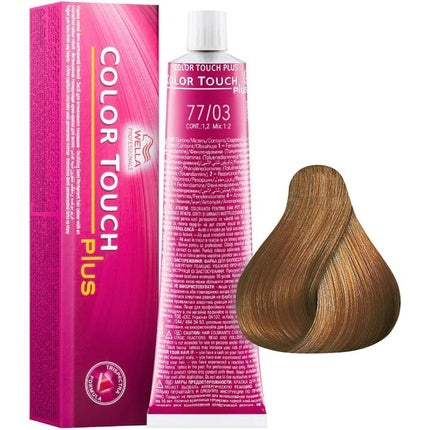 Wella Professionals Color Touch Plus 77/03 Intense Natural Blonde Hair Colour, 60ml