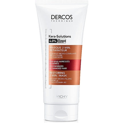 Vichy Dercos Kera-Solutions Restoring 2 Minute Conditioning Mask, 200ml | Hair Repair Conditioning Mask