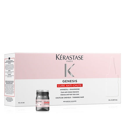 Kérastase Genesis Ampoule Cure Anti Hair Fall, 10 x 6ml Intensive Scalp Treatment