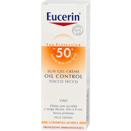 Eucerin Sun Gel-Cream SPF 50+ Face Cream, 50ml Lightweight Facial Sunscreen for Oily & Combination Skin