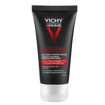 Vichy Homme Structure Forte Strengthening Face Cream for Men, 50ml Firming & Hydrating Daily Moisturiser