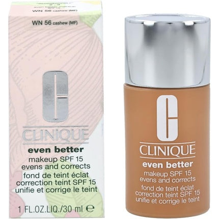 Clinique Even Better Makeup Broad Spectrum SPF 15 Foundation WN 56 Cashew, 30ml