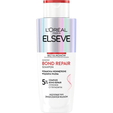 L'Oréal Paris Elvive Bond Repair Strengthening Shampoo, 200ml